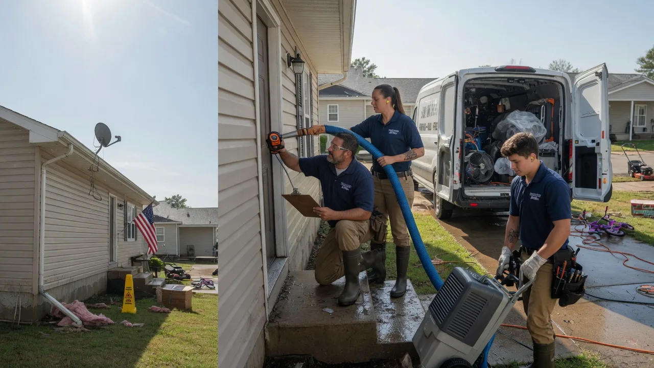 Ceiling Water Damage Restoration in Milton, KY near me